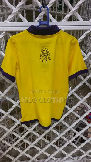 Locally Manufactured Yellow Purple Branded Poloshirts
