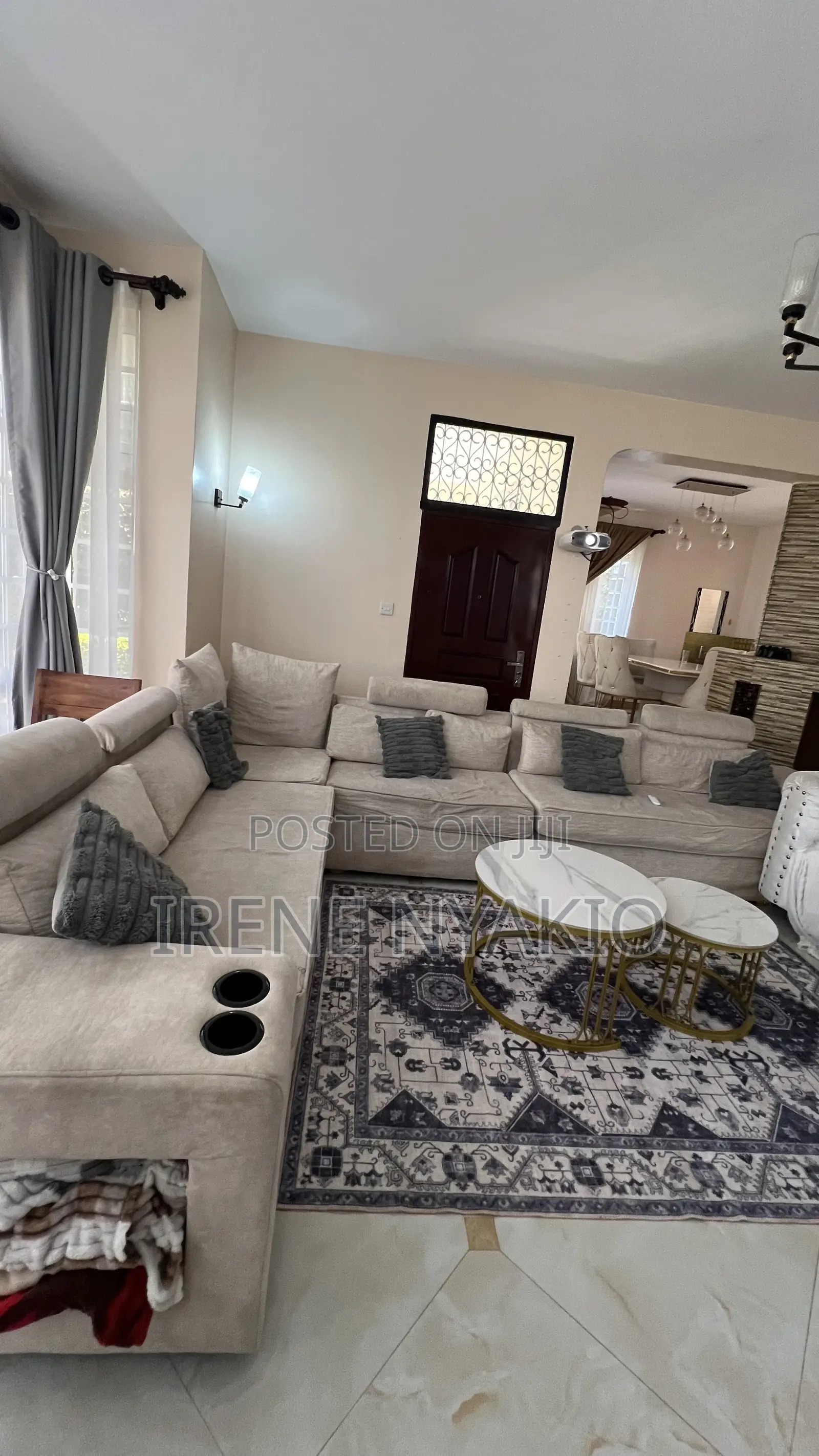 Cream 10seater Couch