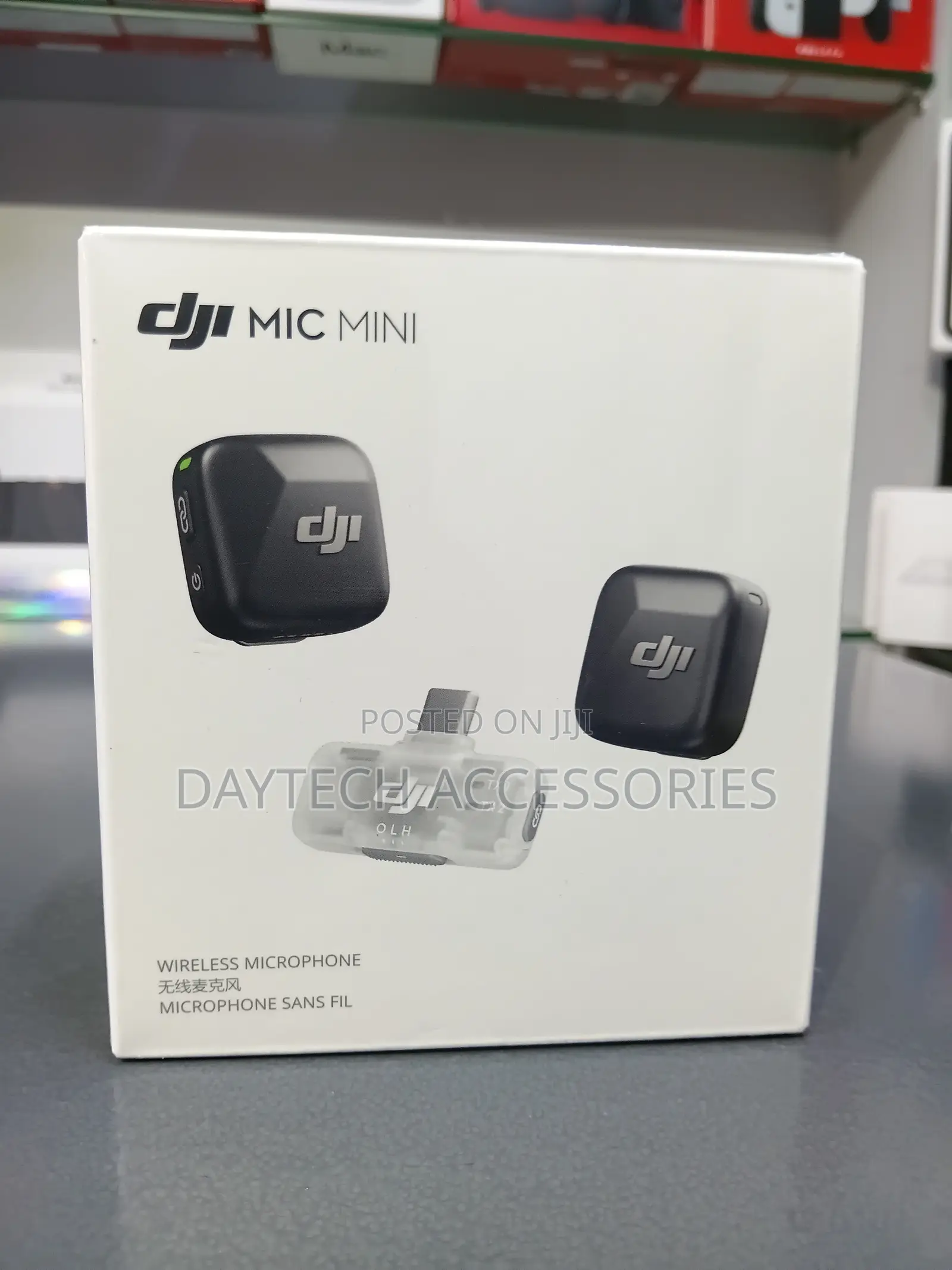 DJI Mic Mini Wireless Microphone 2 TX + 1 RX Wireless Receiver.