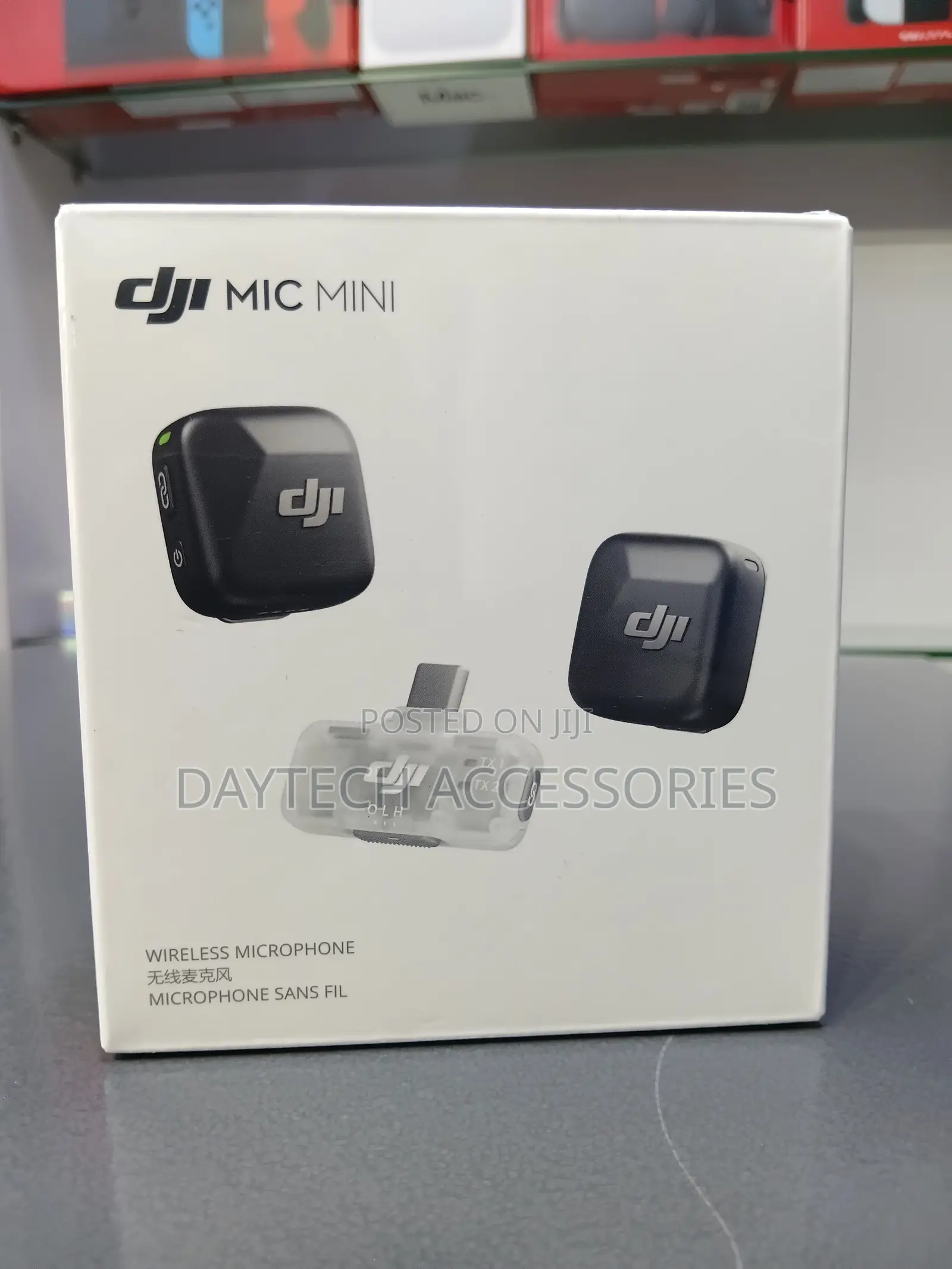 DJI Mic Mini Wireless Microphone 2 TX + 1 RX Wireless Receiver.