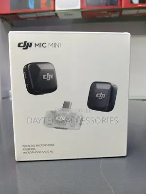 DJI Mic Mini Wireless Microphone 2 TX + 1 RX Wireless Receiver.