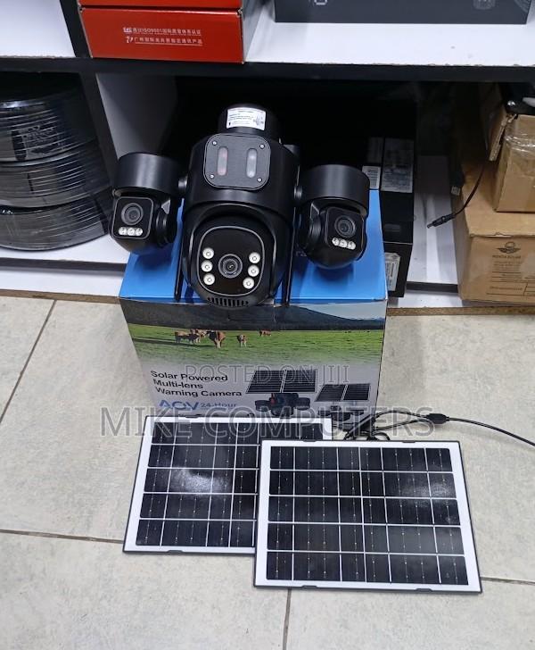4G Triple-Lens Solar Security Camera – 360° PTZ Hieasy
