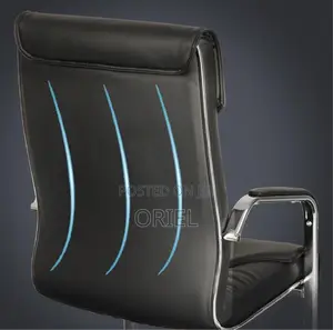 Office Chair : Sturdy Frame Executive Leather Visitor Office Chair