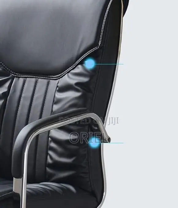 Office Chair : Sturdy Frame Executive Leather Visitor Office Chair
