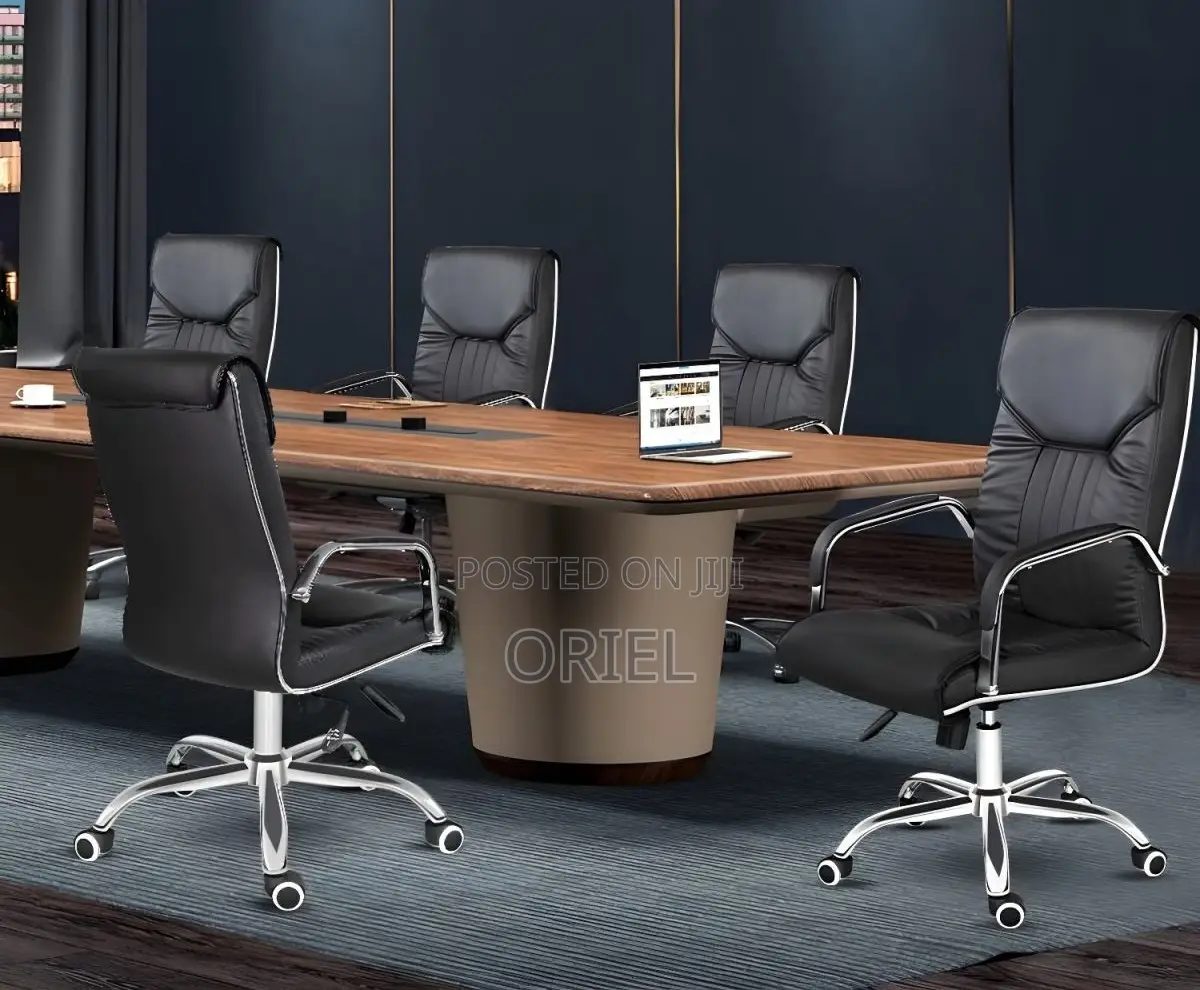 Office Chair : Sturdy Frame Executive Leather Visitor Office Chair