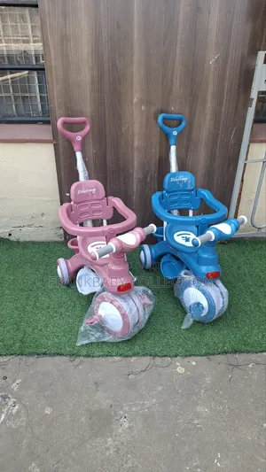 Fancy Kids Push Tricycle With Parent Handle Safety Guard