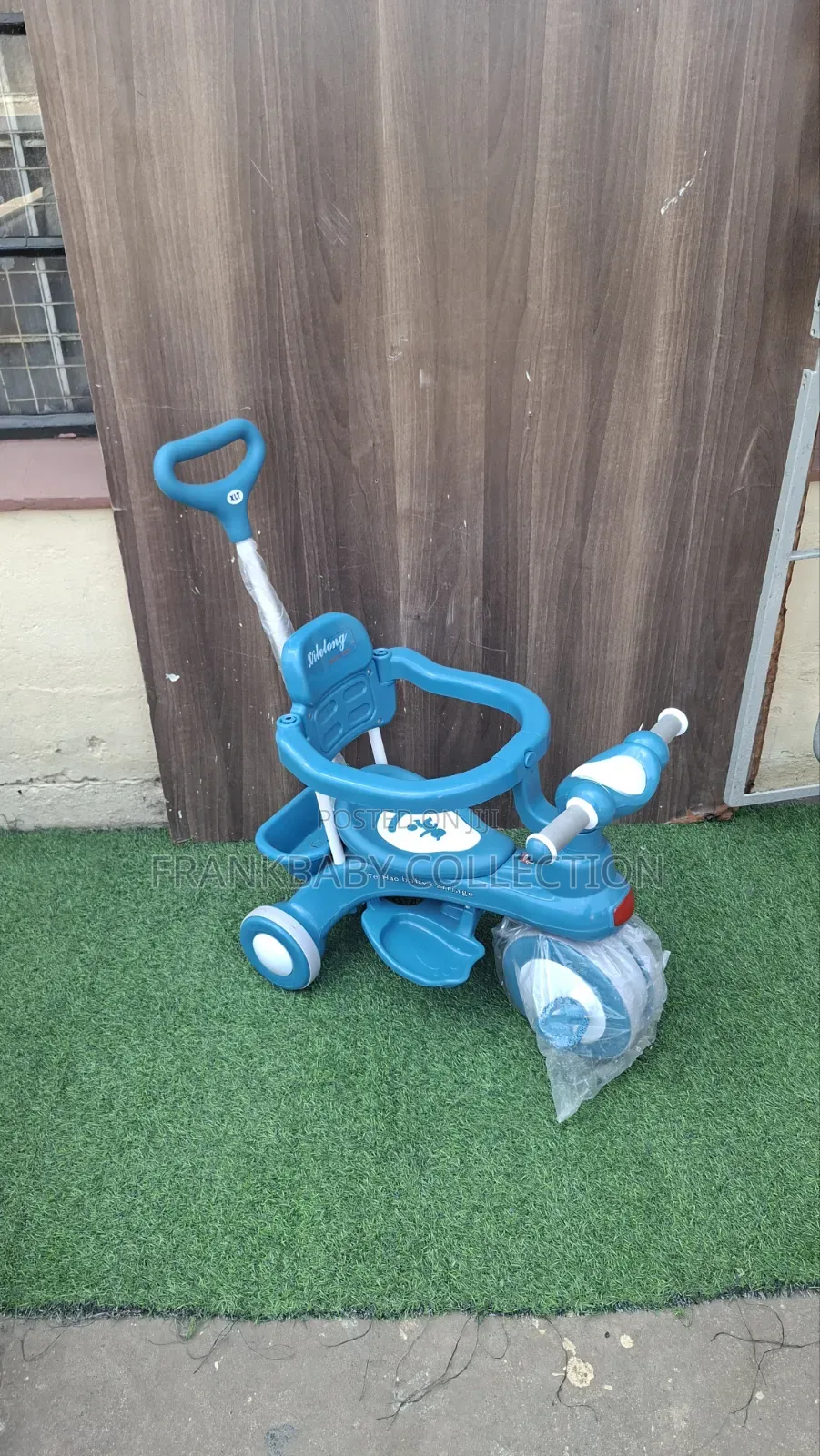 Kids Ride-on Tricycle With Parent Control Handle