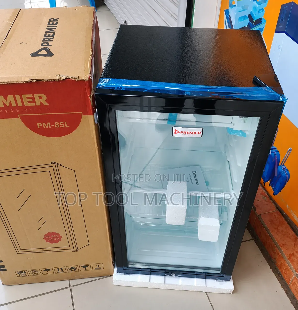 Ideal Premier 85L Glass Door Refrigerator With 10L Freezer