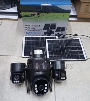 4G Triple Lens Solar PTZ Camera Dual Solar Panel Hieasy