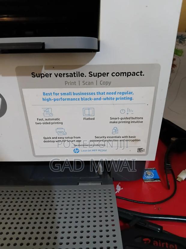 HP Printer and Scanner - main view