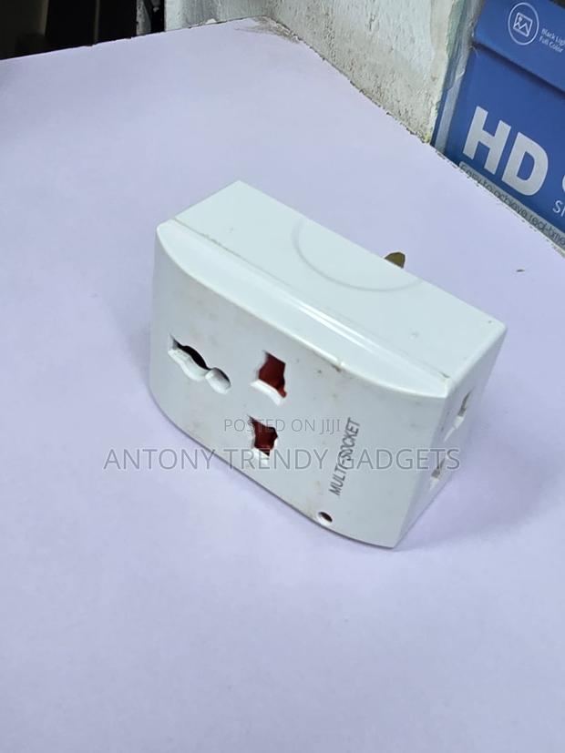 13A Universal Multi Plug Adapter UK EU US Travel Socket - thumbnail 3