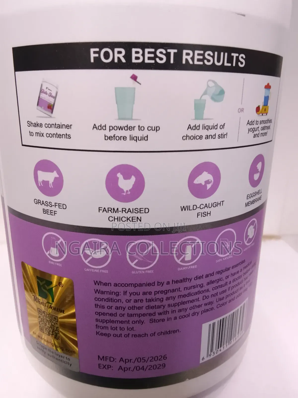 GLUTA GLOW SPARKLE - Vit C, Biotin Multi- Collagen ,L - Gluthathione