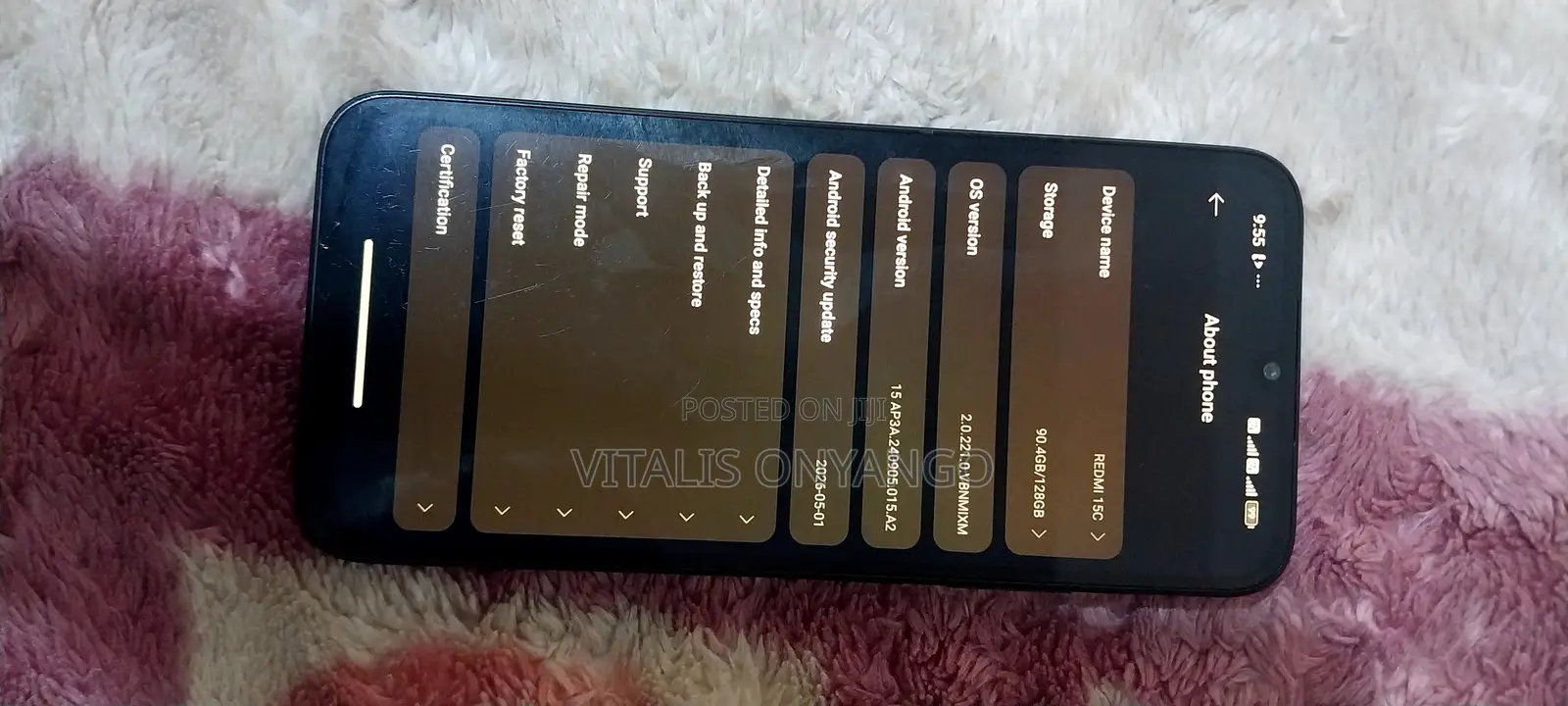Xiaomi Redmi 15C 4G 128 GB Black