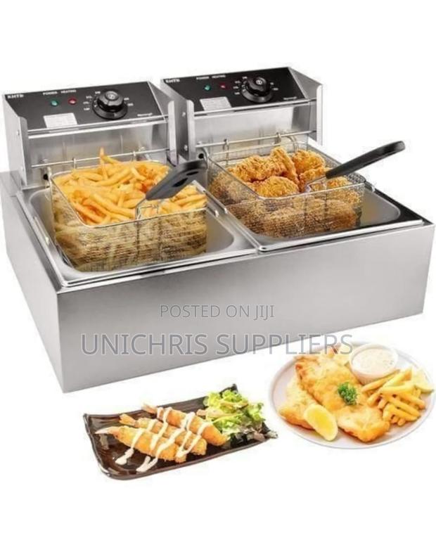 Electromate 12Litre Double Deep Fryer - main view