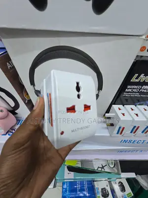 Multi Plug UK Adapter Compatible With EU US UK Plugs