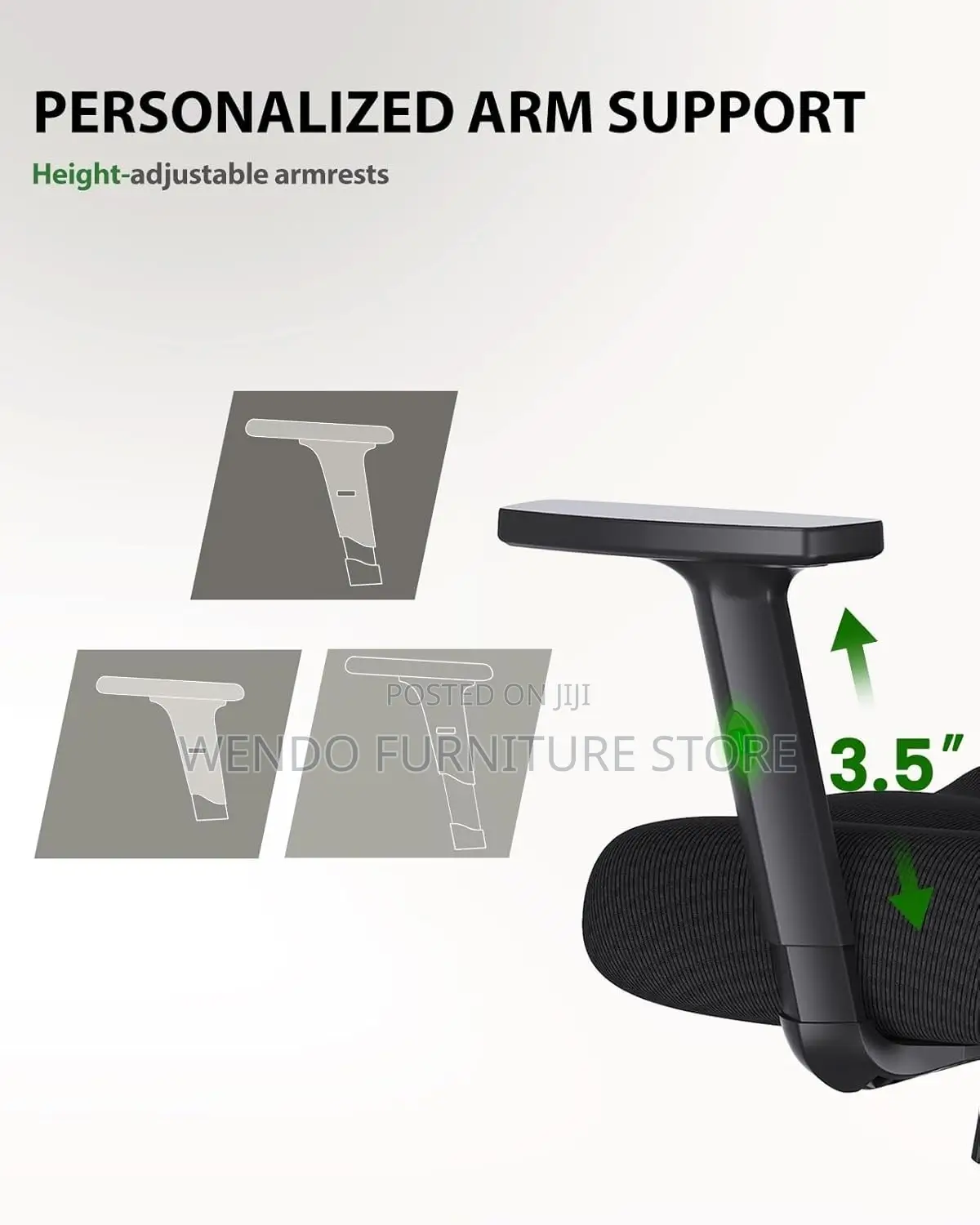 Office Chairs; Executive Office Ergonomic Chair With Revolving Height