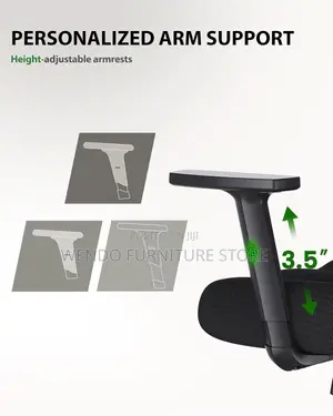 Office Chairs; Executive Office Ergonomic Chair With Revolving Height