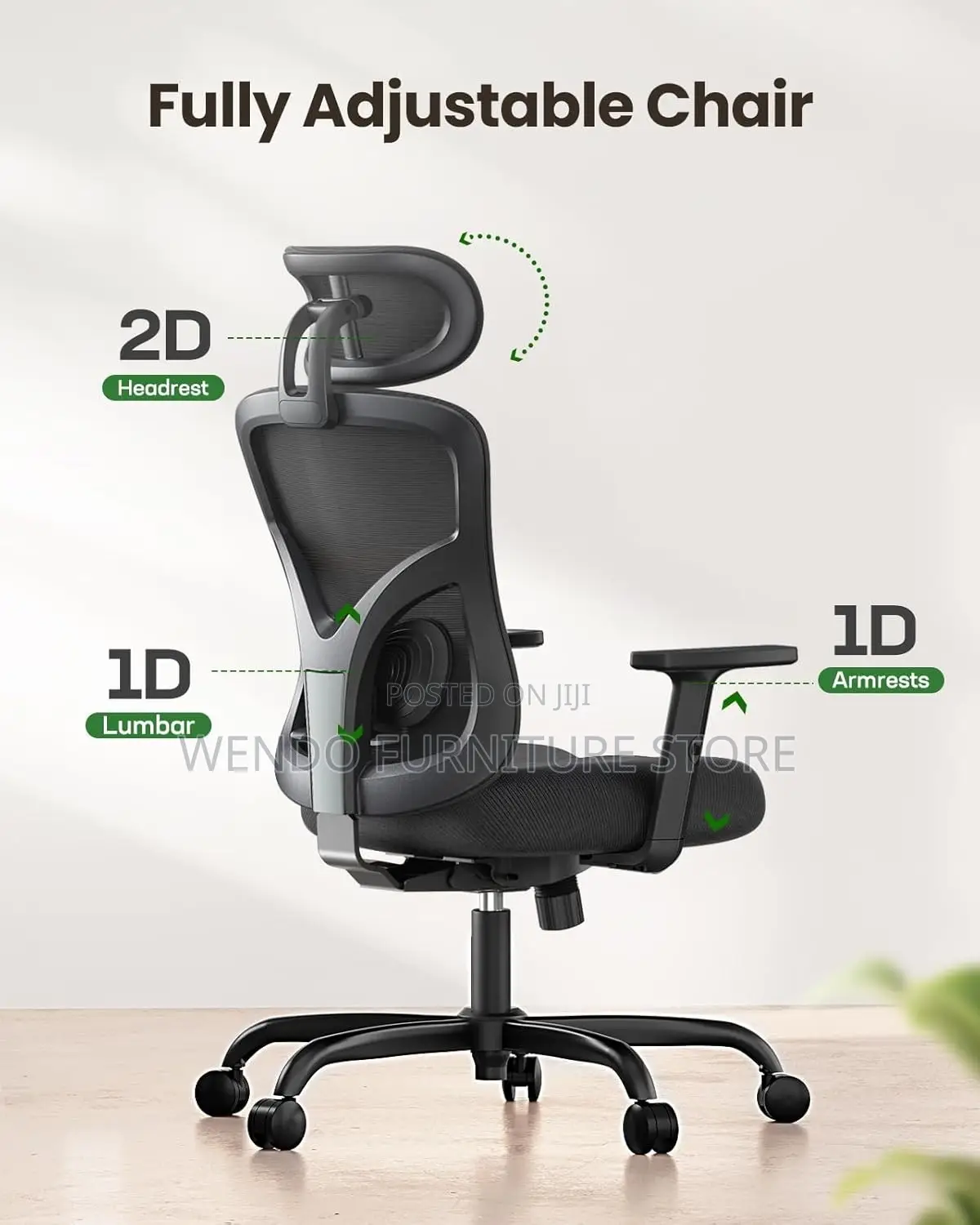 Office Chairs; Executive Office Ergonomic Chair With Revolving Height