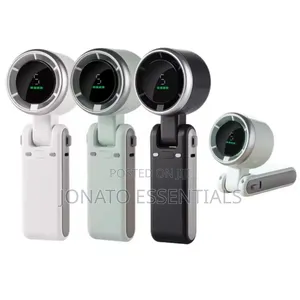 3 in 1 Portable Mini Handheld Neck Fan Rechargeable Digital Display