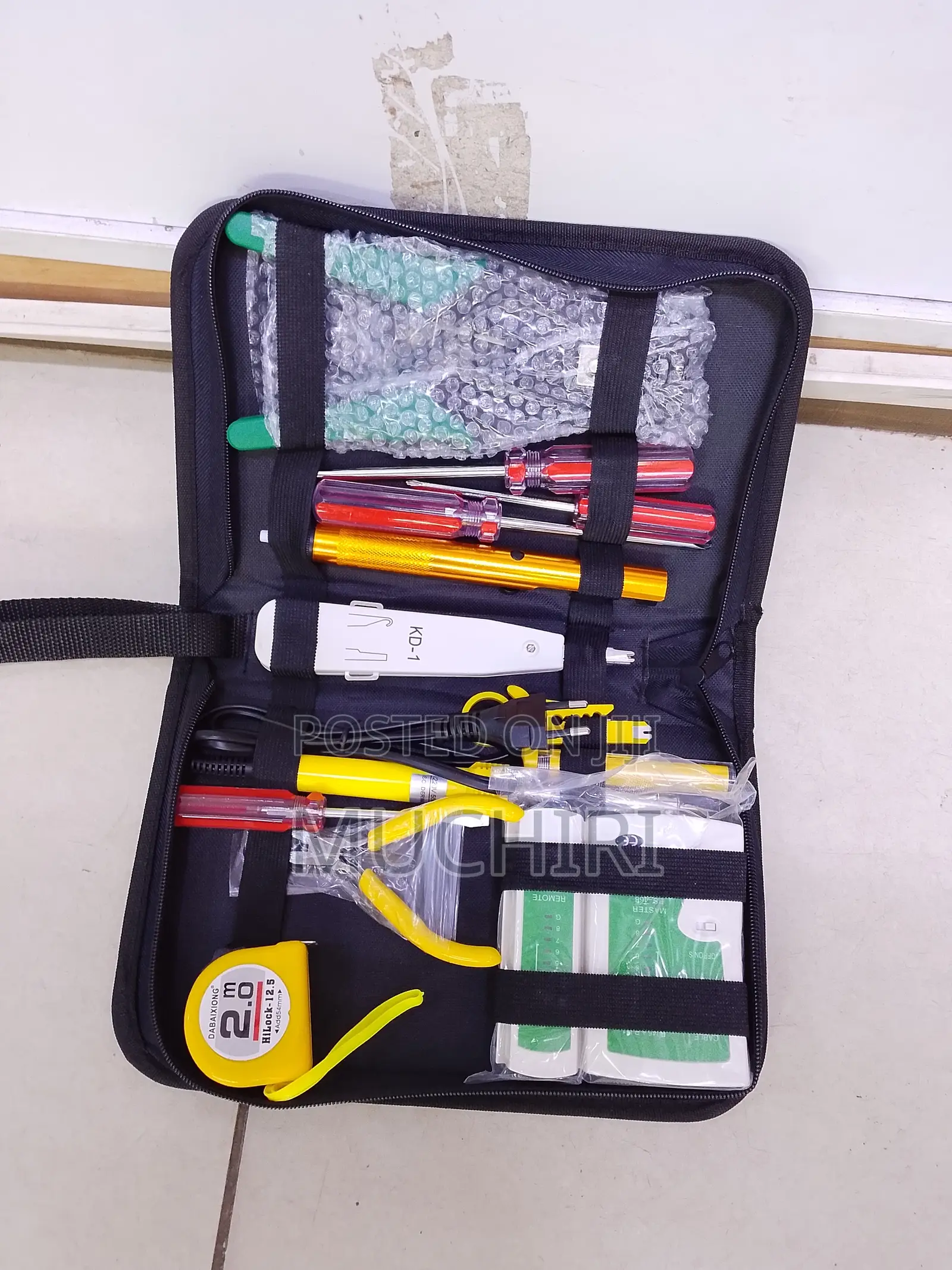 Complete Network Installation Toolkit With Cable Tester