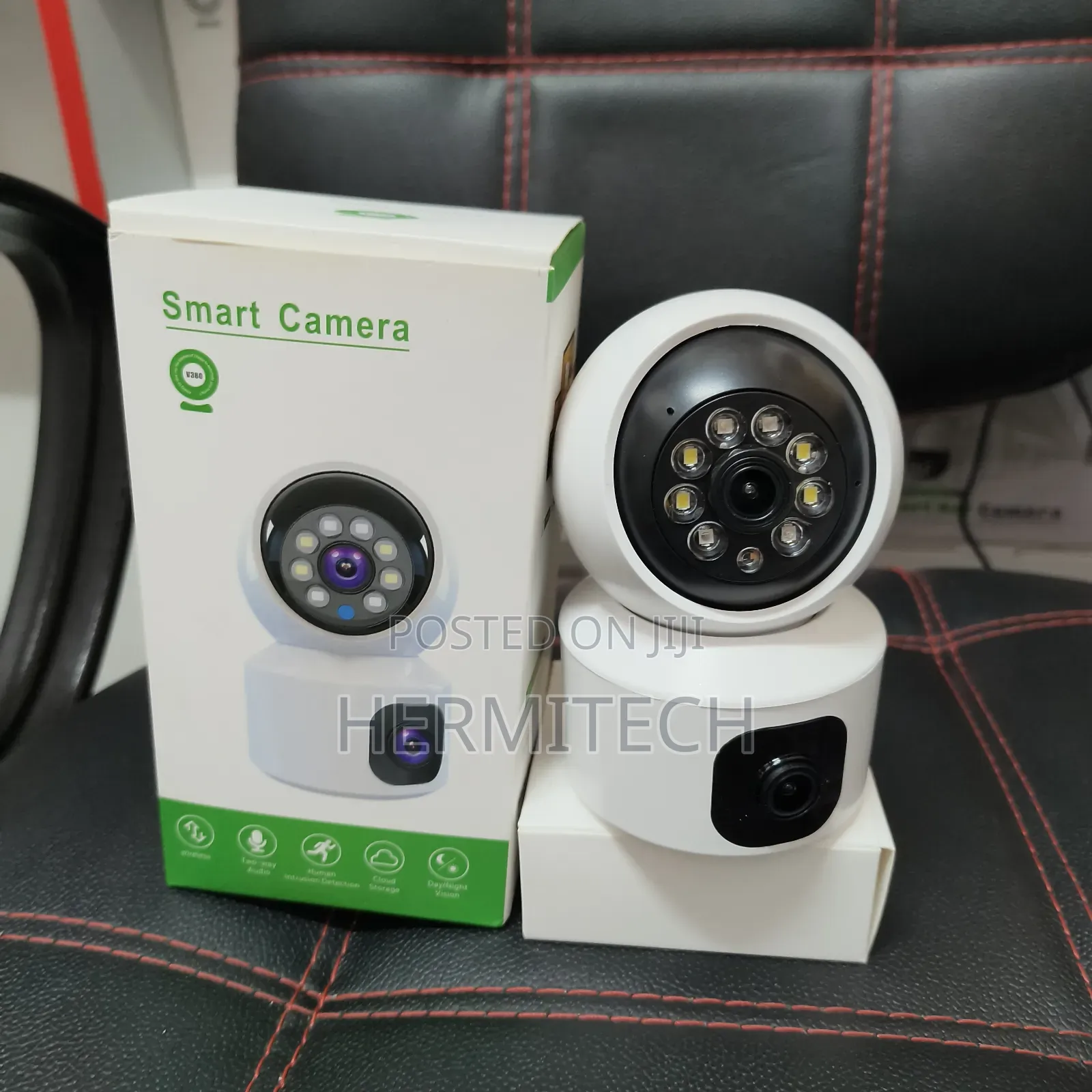 Smart Net Baby Monitor CCTV Surveillance Camera Indoor Use Dual Lenses
