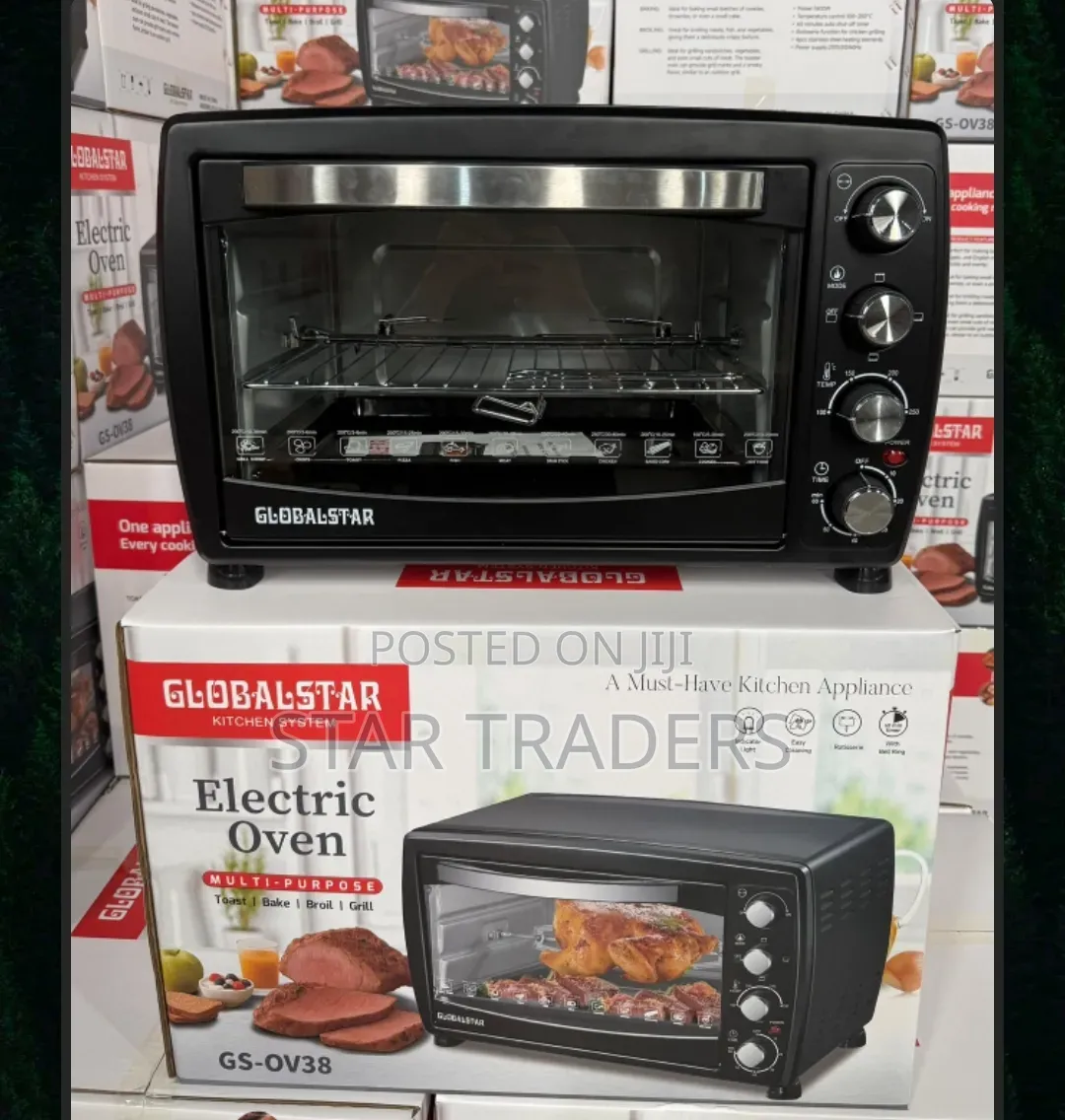 38 Litres Globalstar Gs-Ov38. 38l Electric Oven With No Hot Plates