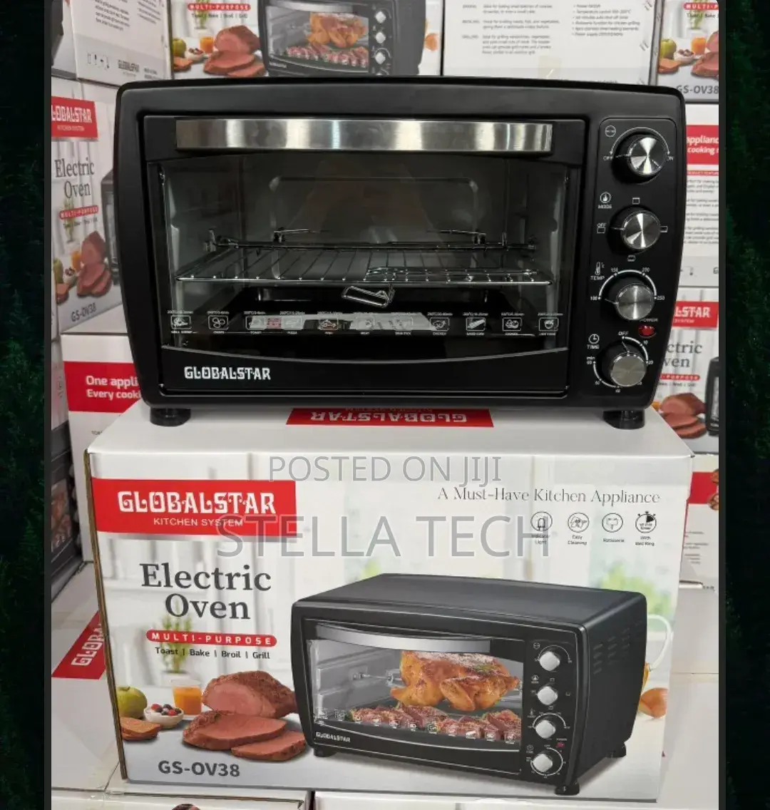 38 Litres Globalstar Gs-Ov38. 38l Electric Oven With No Hot Plates
