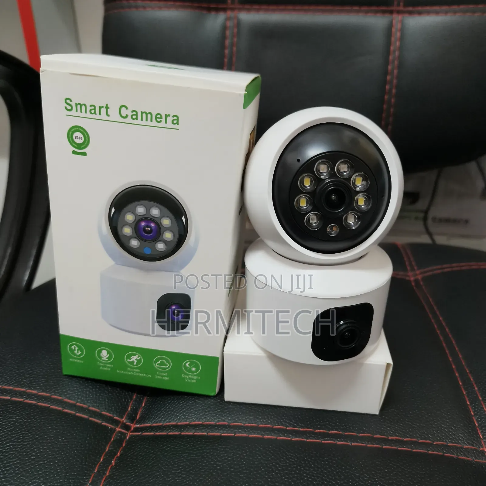 Smart Net Baby Monitor CCTV Surveillance Camera Indoor Use Dual Lenses