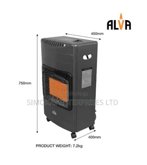 SA Made 3-Panel Luxurious Infrared Radiant Indoor Gas Heater