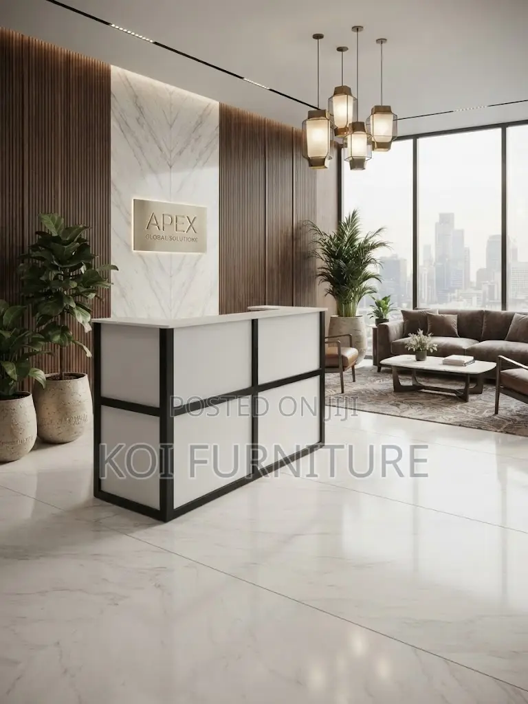Reception Desk; 1.6 Meters Workspace Reception Desk