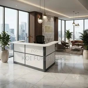 Reception Desk; 1.6 Meters Workspace Reception Desk