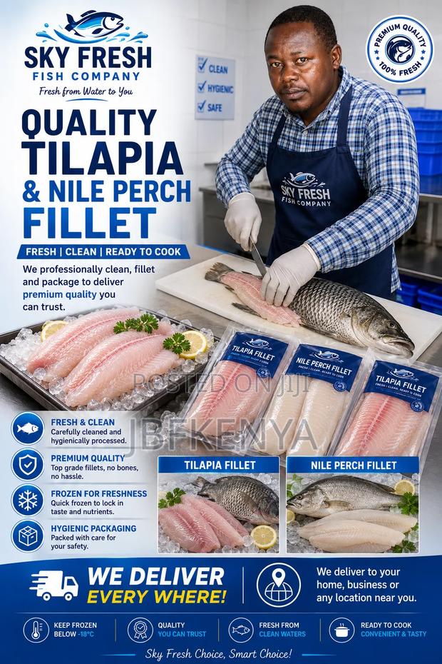 Fresh Tilapia Fish for Sale-Whole Fillet