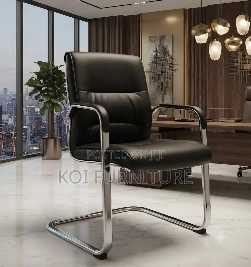 Office Chairs; Heavy Cushioned Visitors Office Chairs
