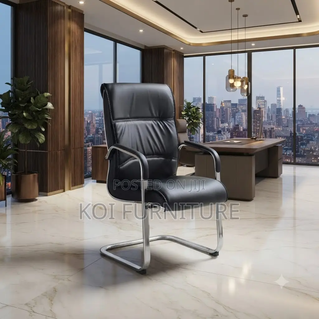 Office Chairs; Heavy Cushioned Visitors Office Chairs