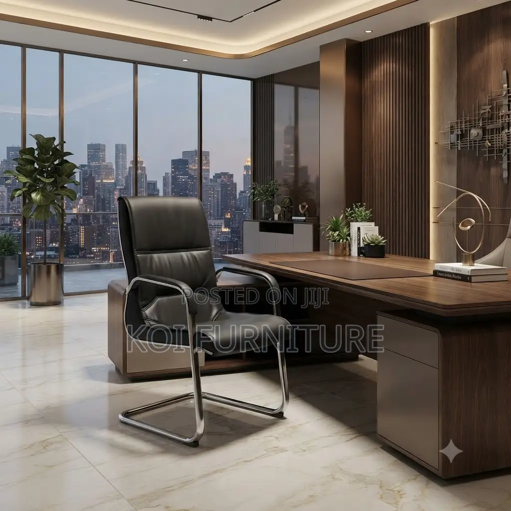 Office Chairs; Heavy Cushioned Visitors Office Chairs