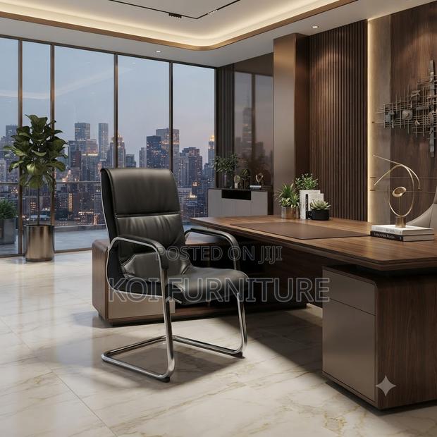 Office Chairs; Heavy Cushioned Visitors Office Chairs - thumbnail 4