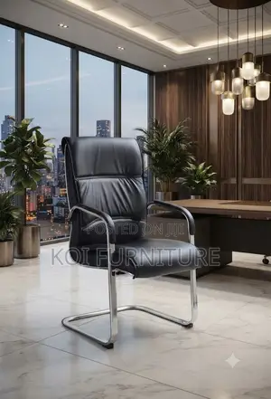 Office Chairs; Heavy Cushioned Visitors Office Chairs