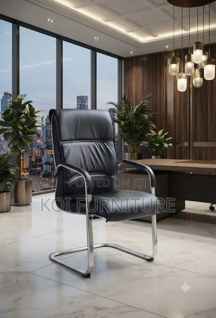Office Chairs; Heavy Cushioned Visitors Office Chairs