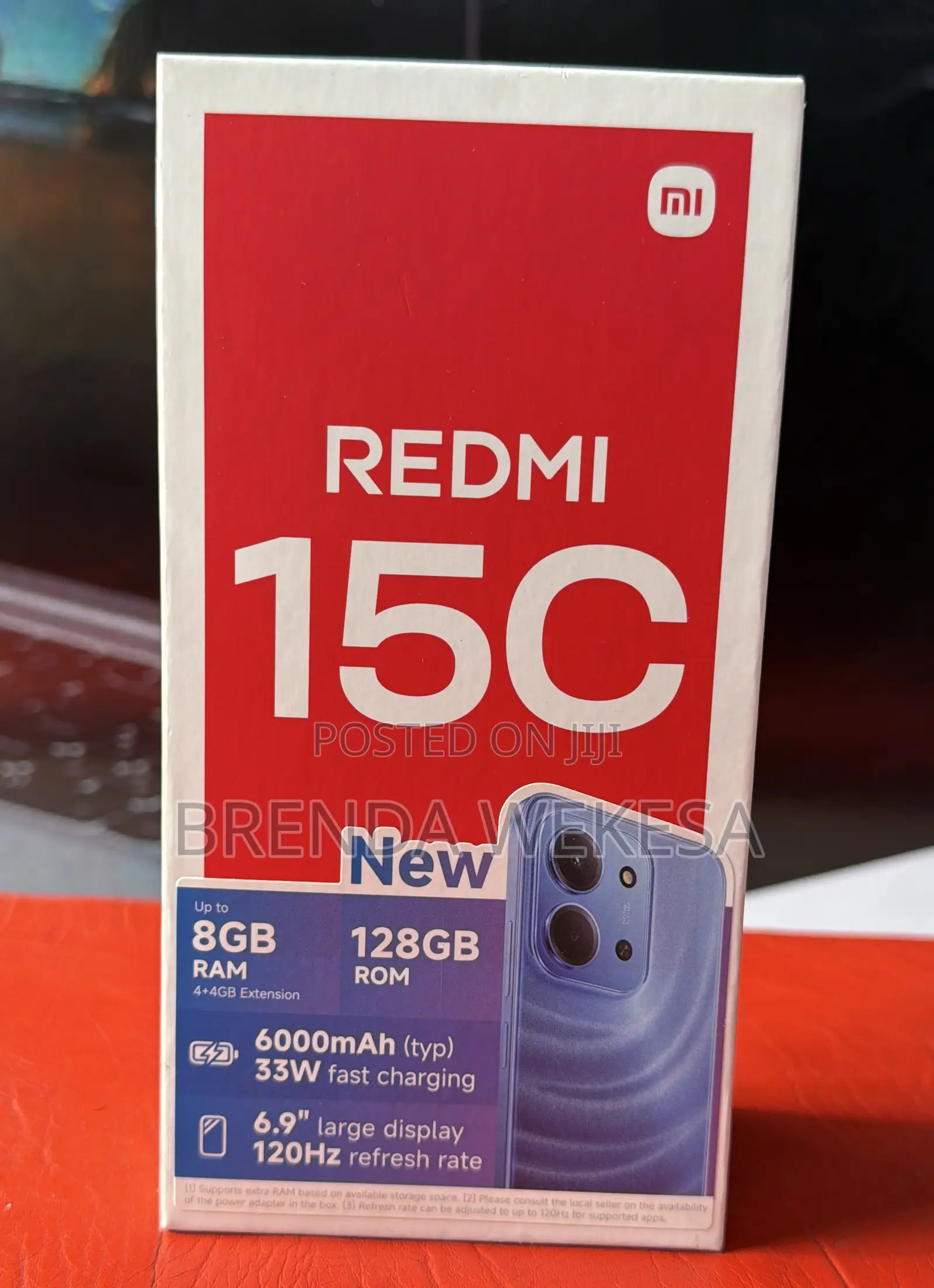 New Xiaomi Redmi 15C 4G 128 GB Black