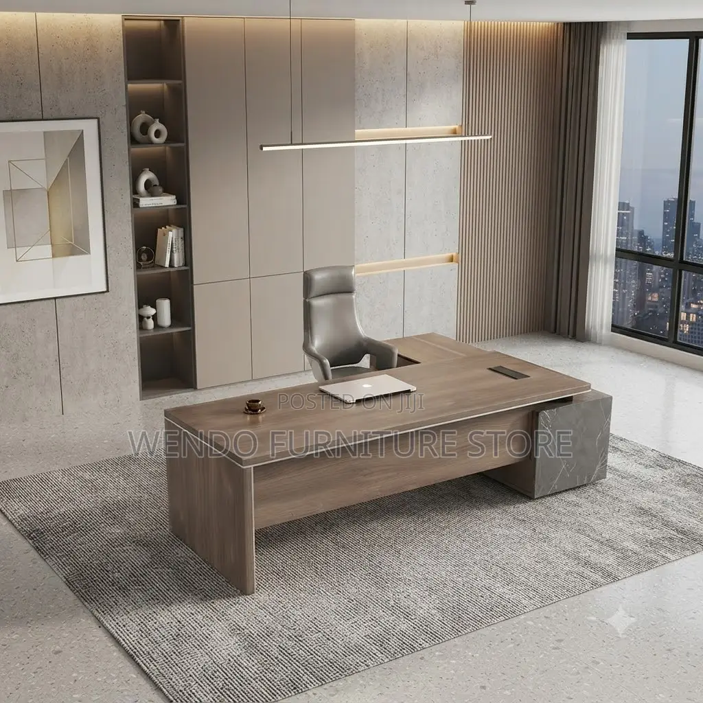 Office Desk; 1.6 Meters Executive L Return Office Interior Desk