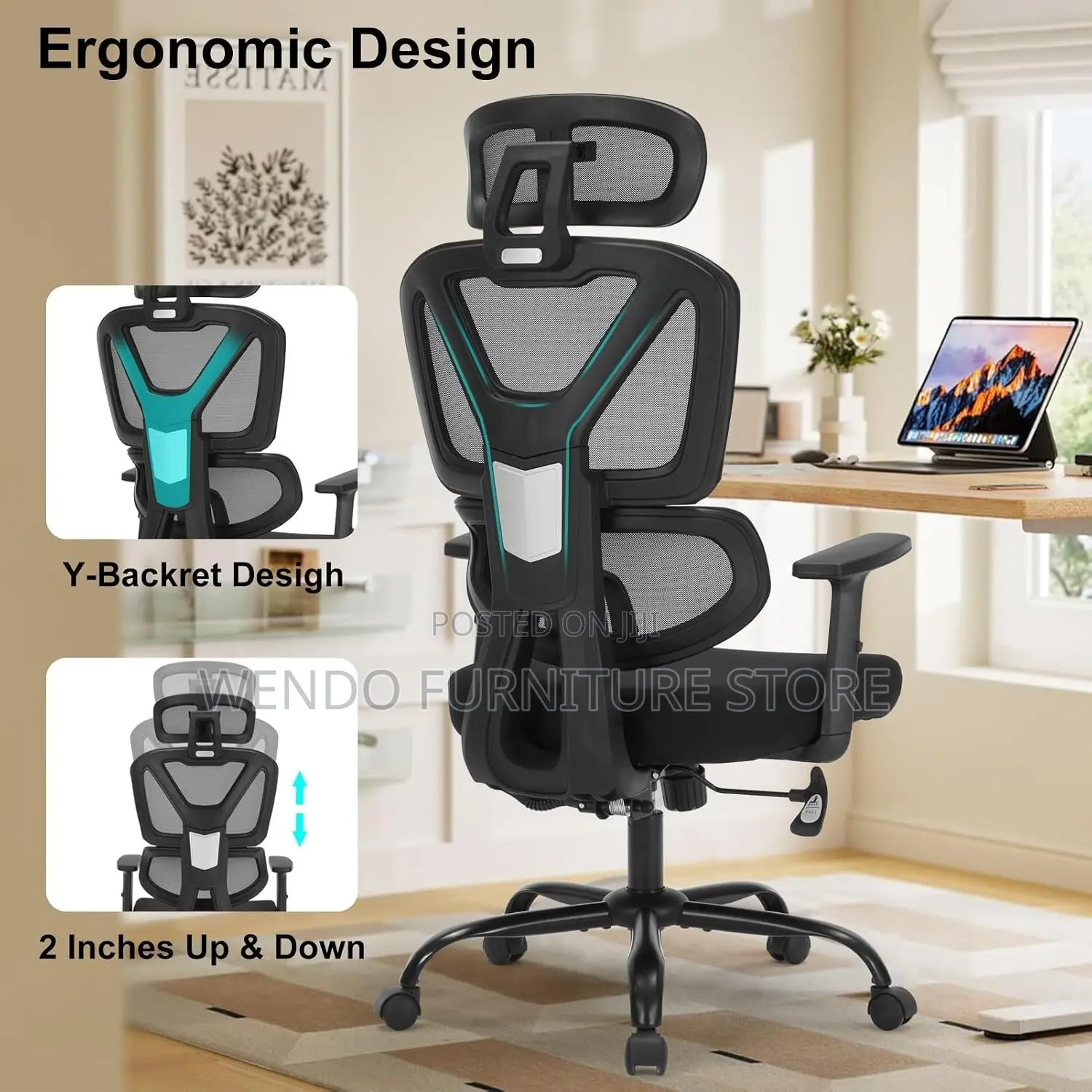 Office Chairs; Orthopedic Executive Office Chairs With Spine Support
