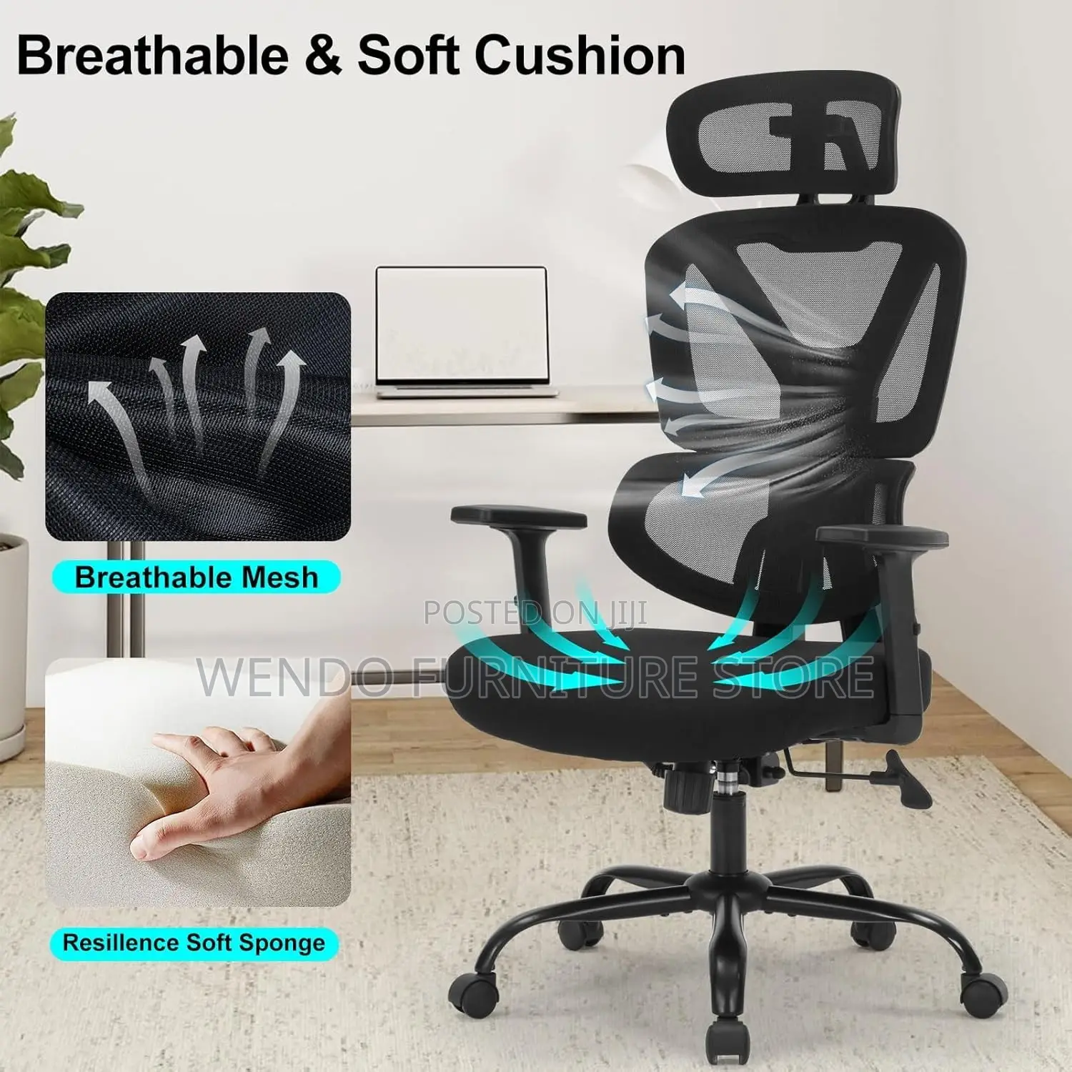 Office Chairs; Orthopedic Executive Office Chairs With Spine Support