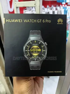 This Is a 46MM Huawei Watch GT 6 Pro in Black.
