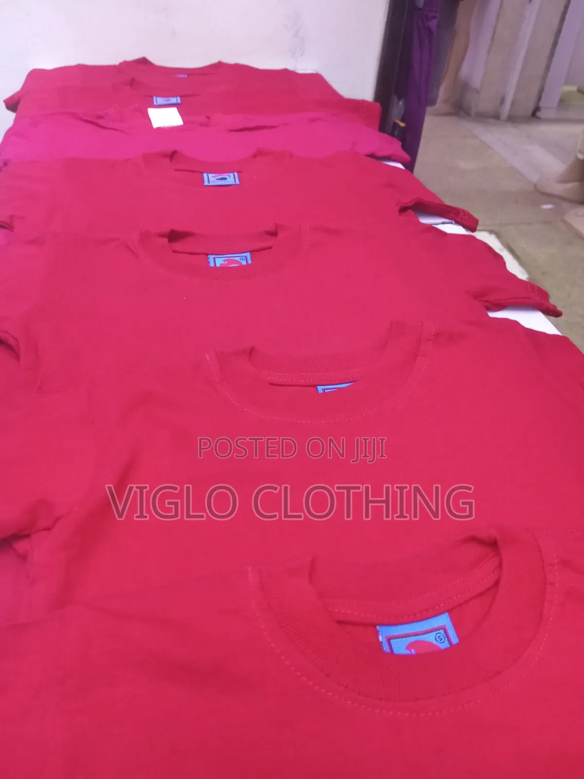 Plain Red Kids Shirts in Wholesale and Single Orders