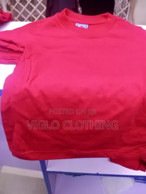 Plain Red Kids Shirts in Wholesale and Single Orders