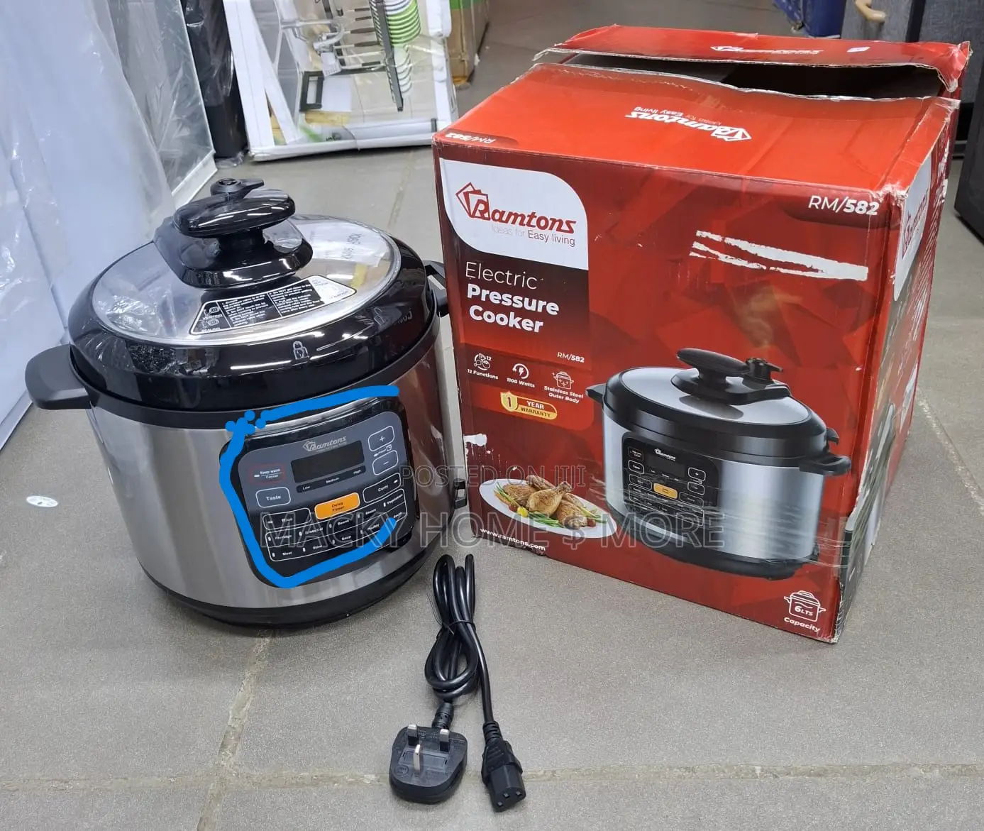 Ramtoms Pressure Cooker 6l