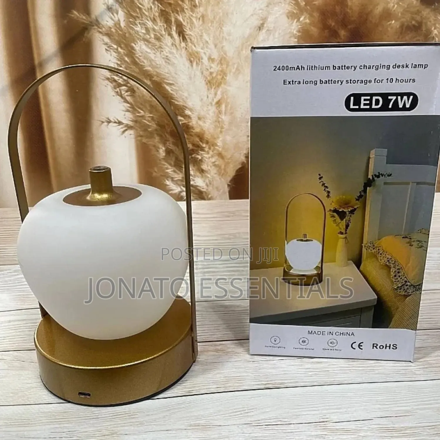 Rechargeable LED Table Lamp Cordless Bedside Light