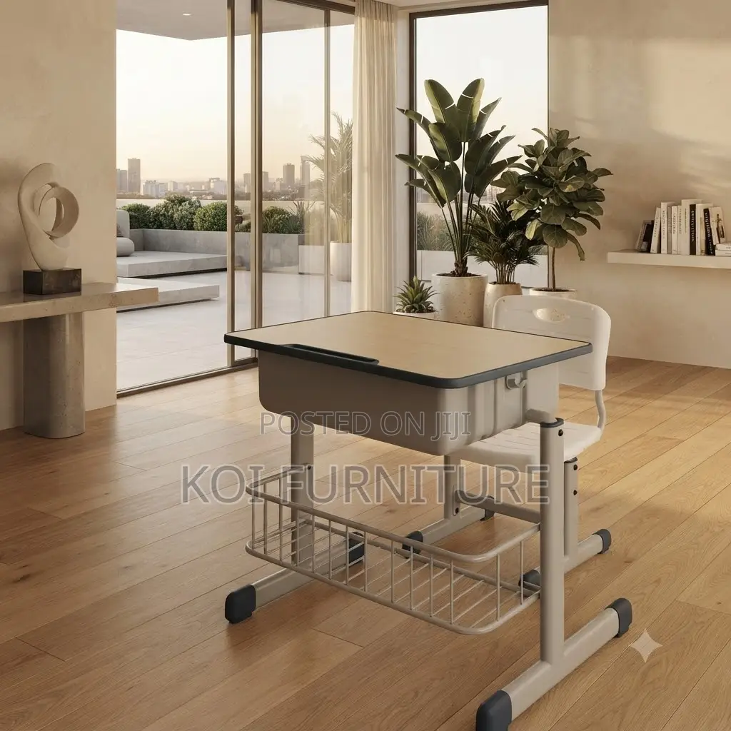 Home Desk; Schooling JHome Adjustable Desk Chair Set