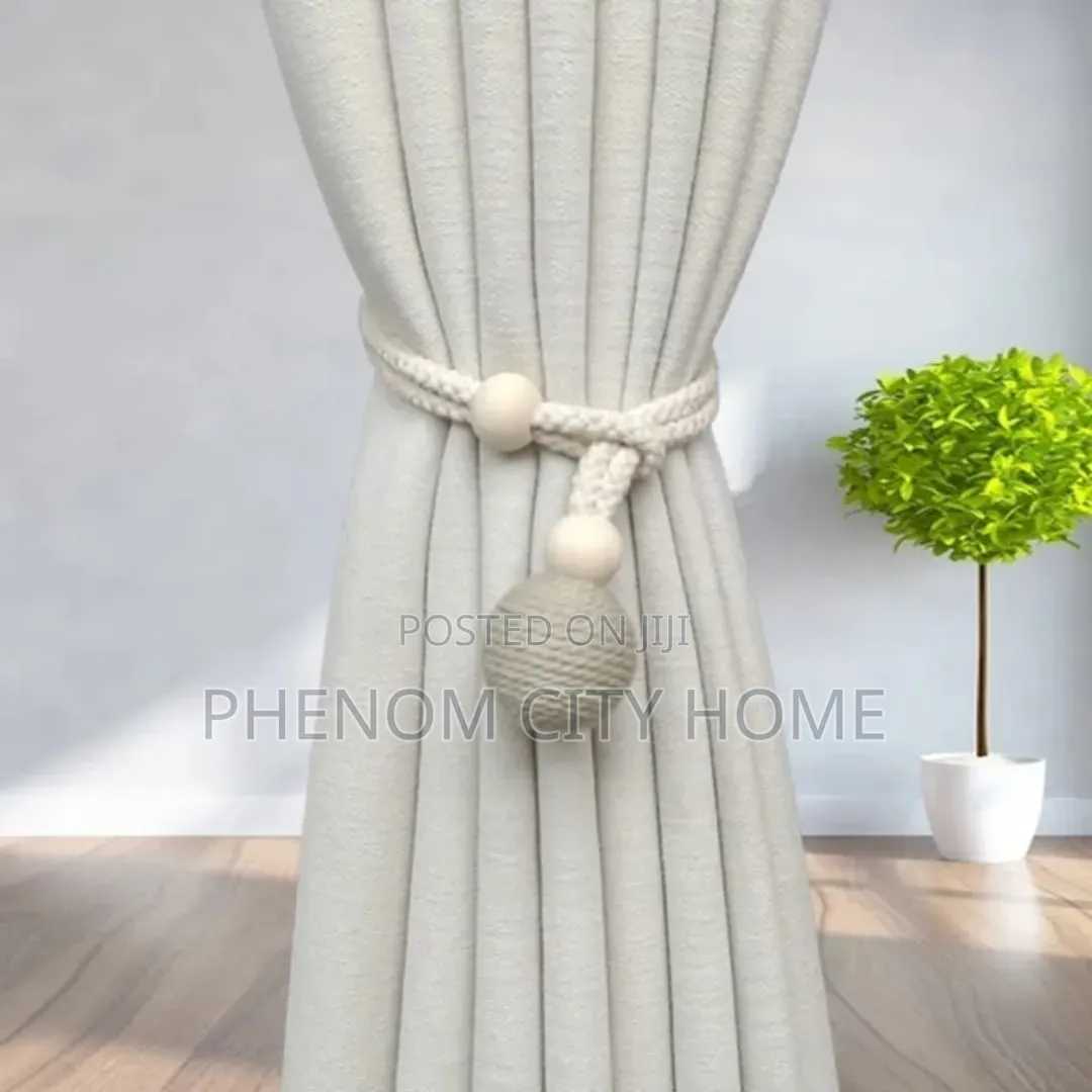 Wooden Ball Curtain Holders/Tie Backs