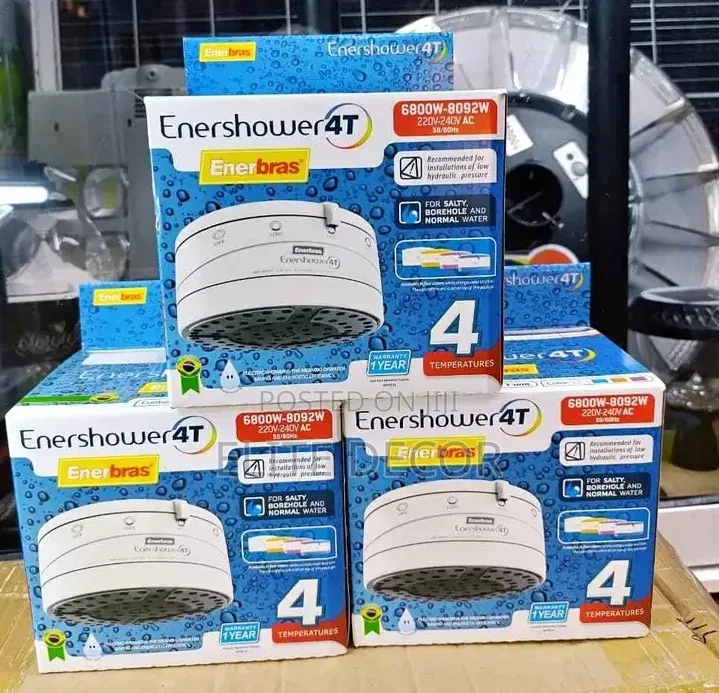 Enershower 4T Instant Electric Shower Heater – 4 Temperature
